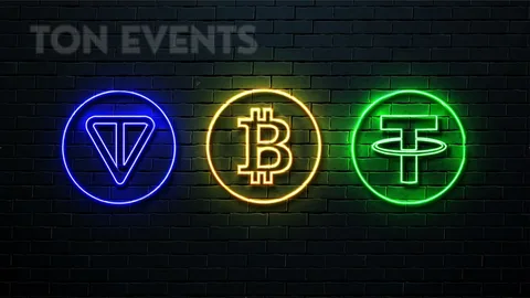Cryptocurrency tokens and blockchain concept